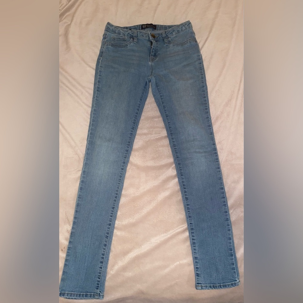 Gap Size 14 Girls Stretch Super Skinny Jeans w/ adjustable waist